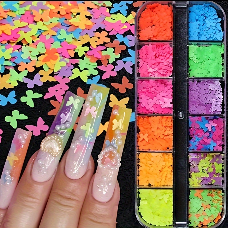 12 Colors Mickey Mouse Nail Glitter Sequins Nail Art Supplies 3D  Holographic Nails Glitter Flakes Mickey Nail Art Stickers Decals Shiny  Confetti Glitters Nail Designs for Acrylic Nails Decor : : Beauty