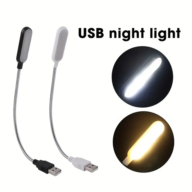Usb Led Reading Light Portable Flexible Usb Eye Protection - Temu