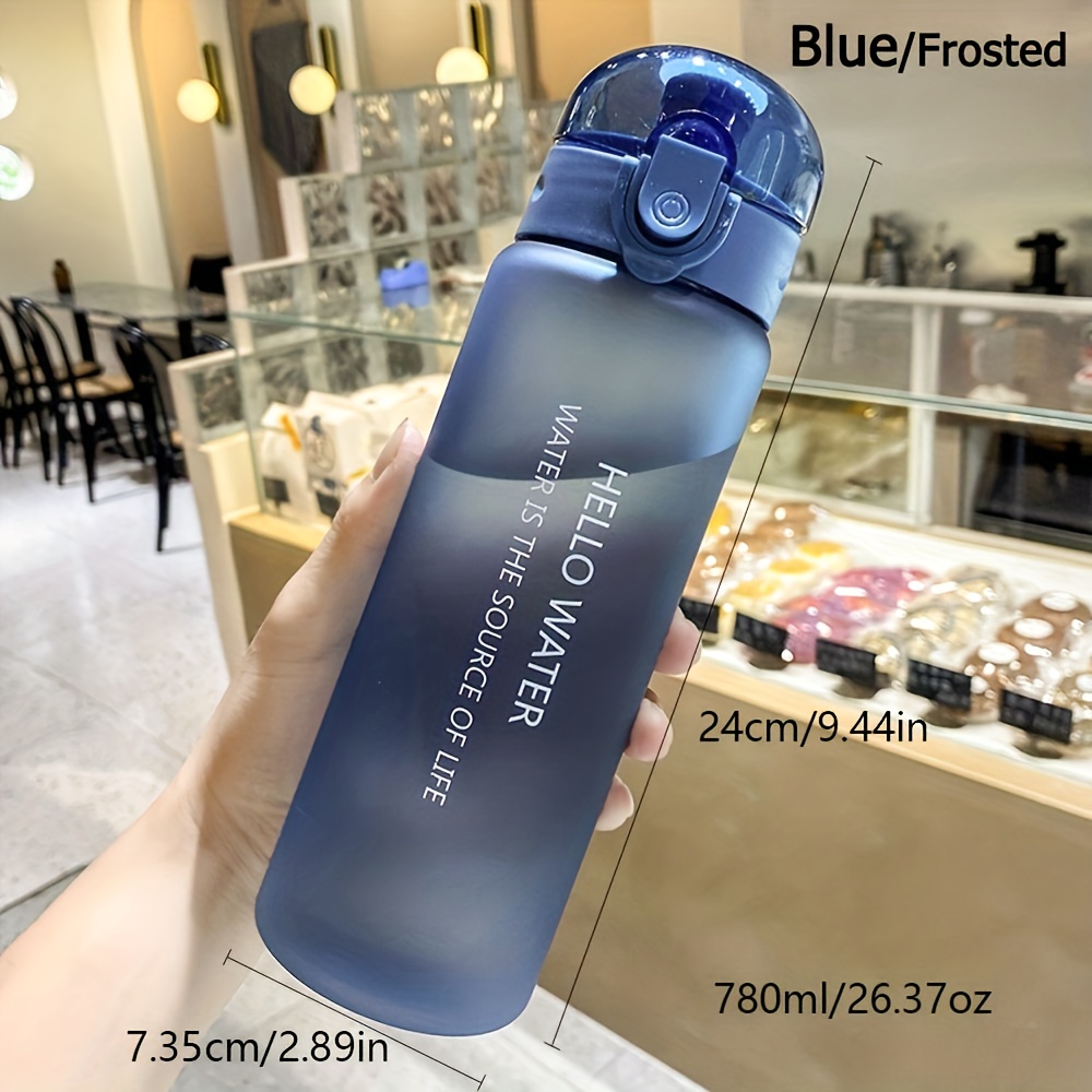 780ml Water Bottle - Large With Travel Carry Rope - Wide Leak