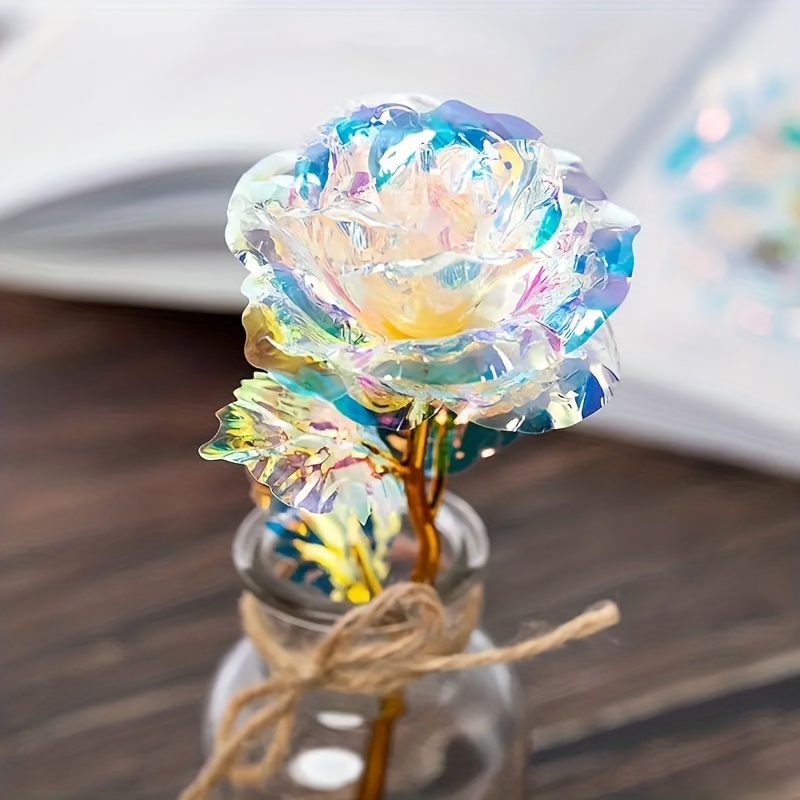 1pc Creative Golden Foil Rose Flower - Office Products