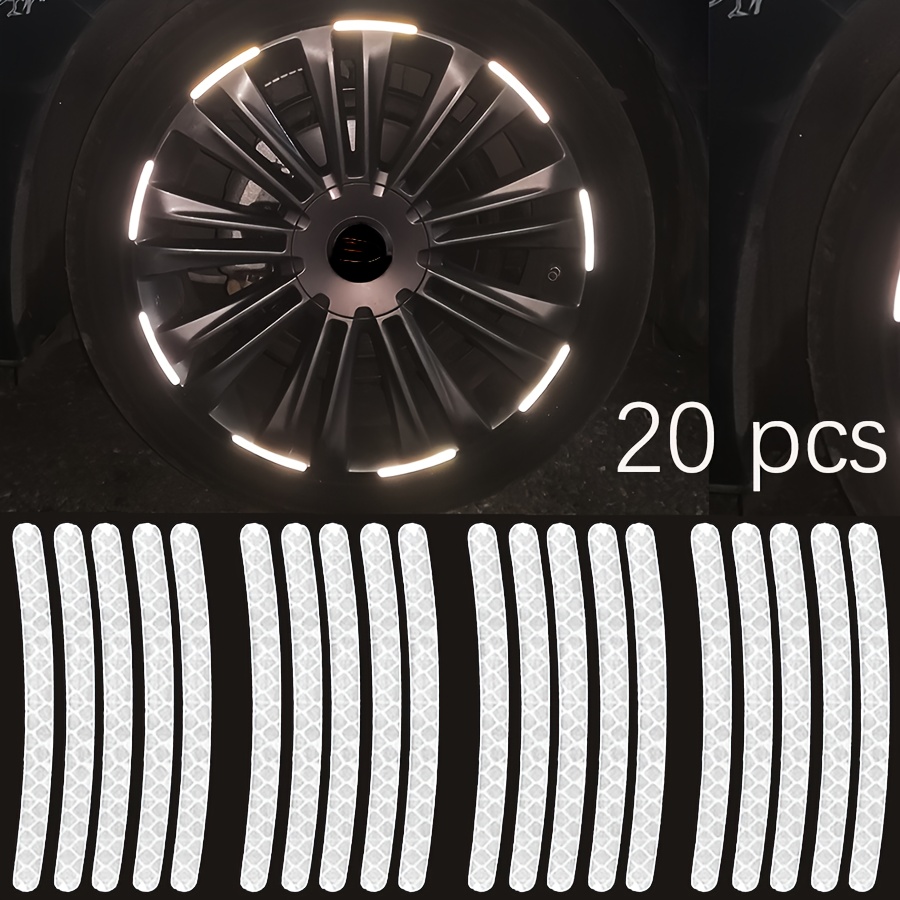 20 Stück Auto Radnabe Auto Reflektierende Bunte Laser - Temu Austria
