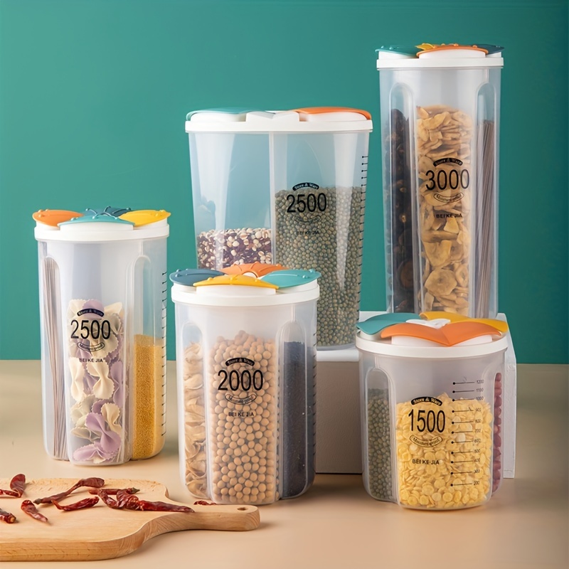 Organize Your Pantry With Food Storage Containers - Airtight Jars For  Cereal, Rice, Pasta, Flour, And Sugar! - Temu