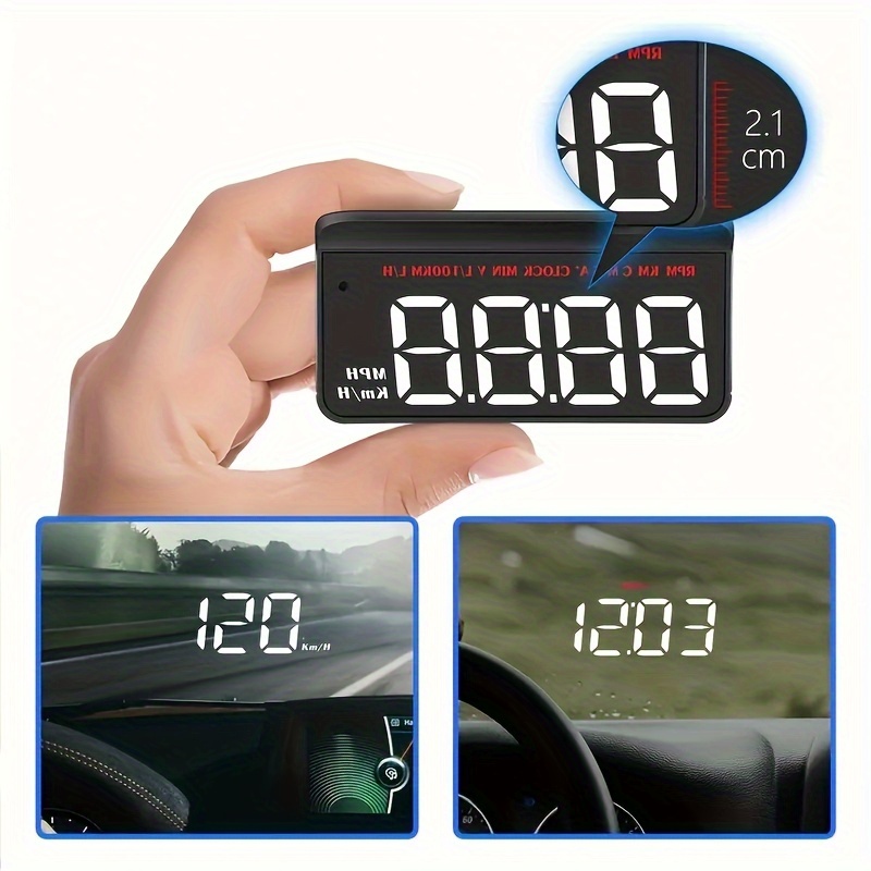 Auto Obd2 Gps Head-up Display Auto Electronics Hud Projector Display  Digital Car Speedometer Access