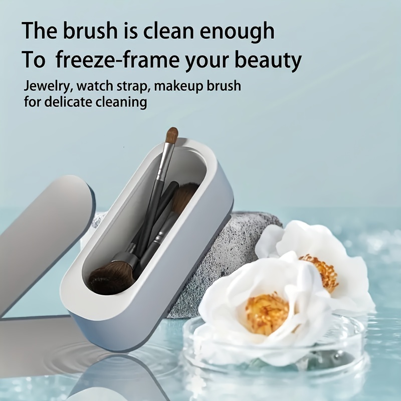 Jewelry Cleaner With Razors - Portable Cleaning Solution For Watches,  Glasses - Temu