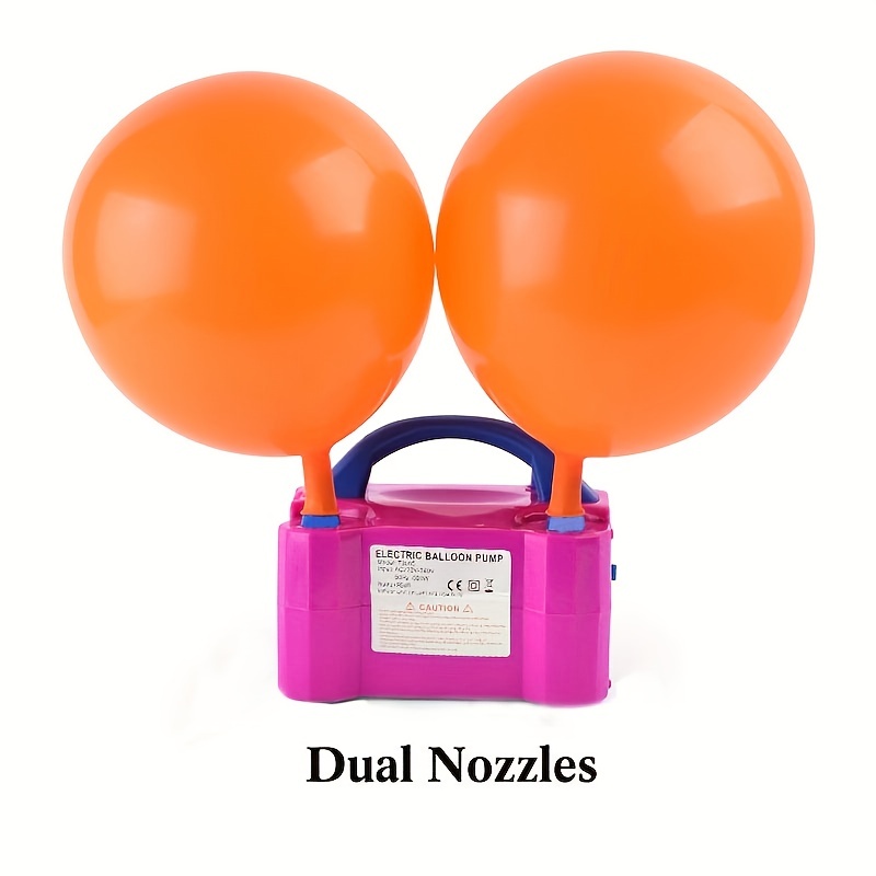 Pompe à ballon électrique, gonfleur de ballon électrique portable à double  buse pour la décoration de fête Eu P