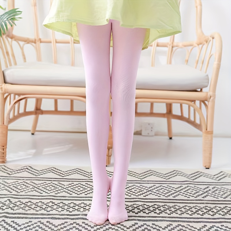 PINEAPPLE Dancewear Girls Dance Ombre Leggings Pink Silver Foil Logo - Age  5-6 years