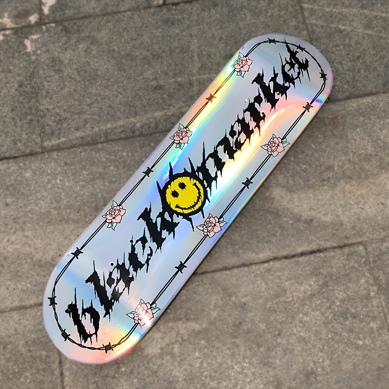 a complete set of black market thorn laser professional adult youth street park skateboard