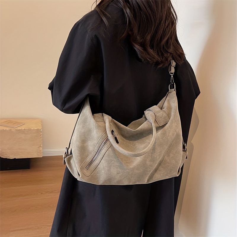 Tote Bag for Women Large Hobo Bag Soft Leather Sports Bag  Handbag Casual Shoulder Bag Crossbody Women's Hippie Bag Purses : Clothing,  Shoes & Jewelry