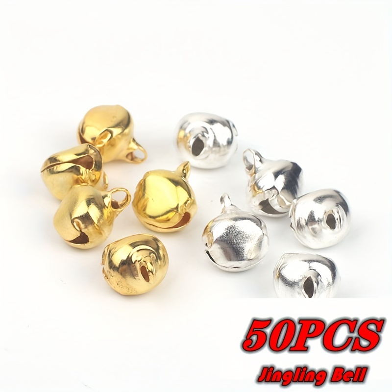 1cm 2cm Small Bells For Crafts Mini Jingle Bells Gold Silver Pet Hanging  Metal Bell Wedding