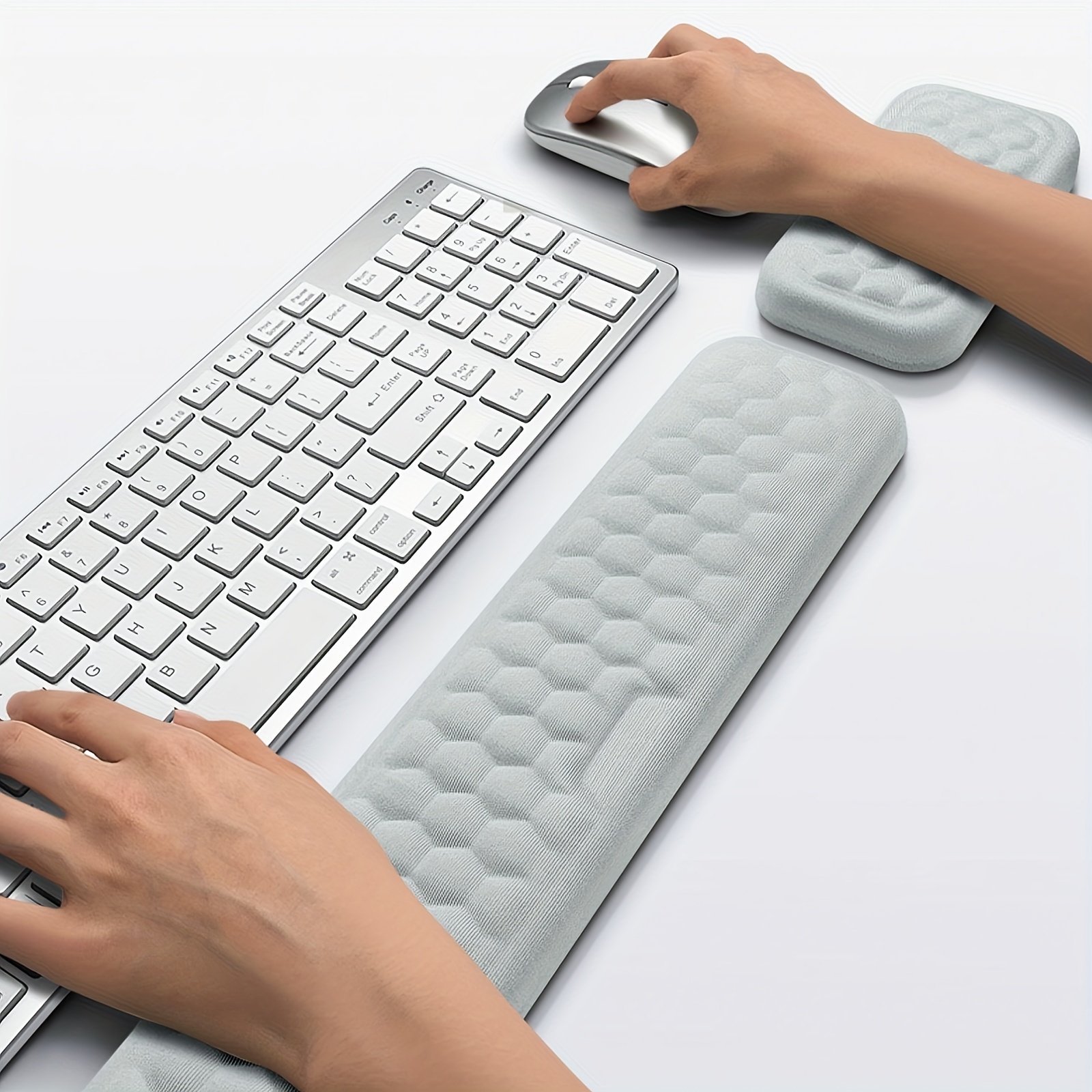 Comfy Keyboard Wrist Rest Pad, Memory Foam, Black