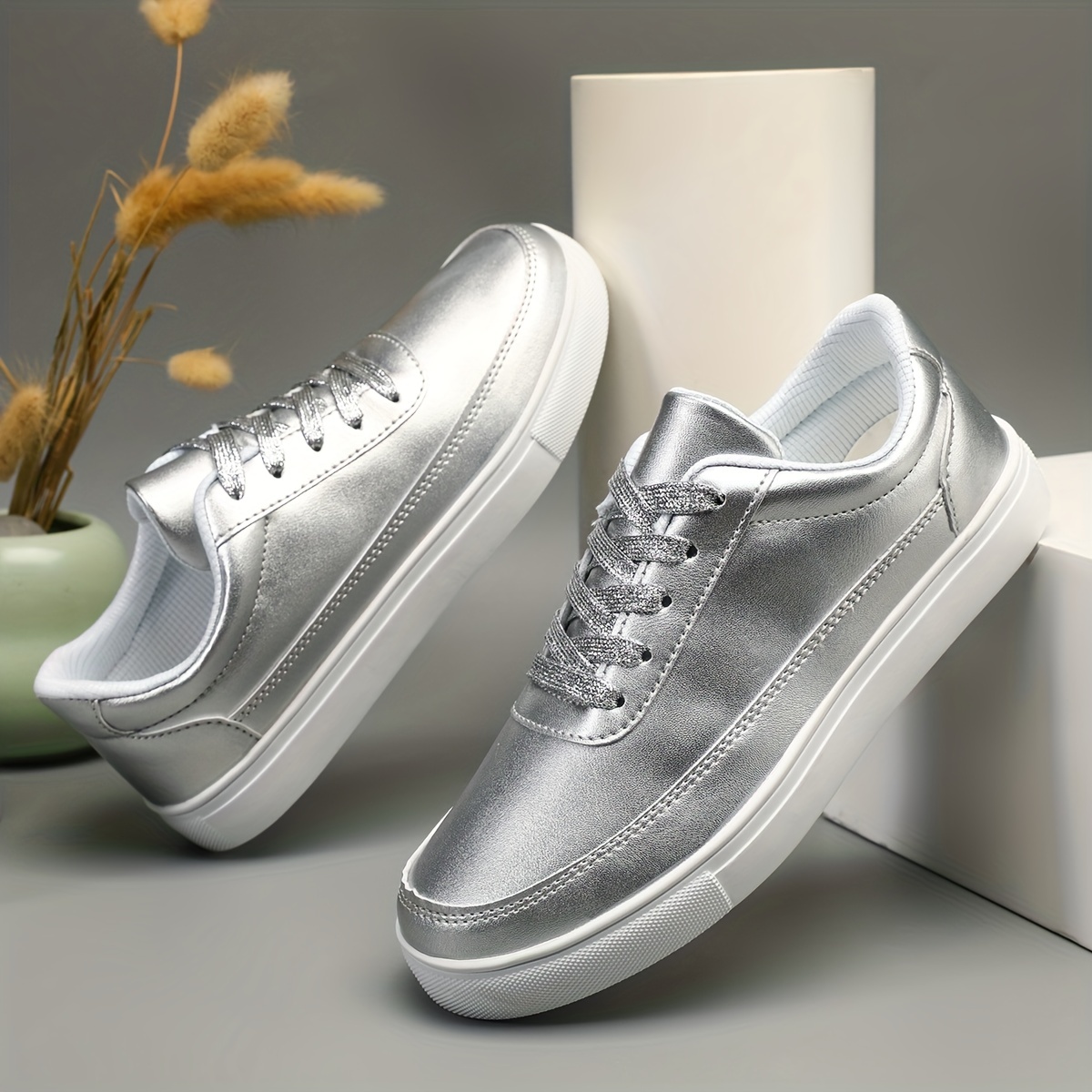 Sunmi Footwear Solid Synthetic Silver Color Comfortable Juttis & Mojaris |  Amazing Stylish Kids Girls Shoes | Fabulous Beautiful Kids Girls Sandals |  Elegant Kids Sandal Pack Of-1 Size ( 5 To 10 Year )