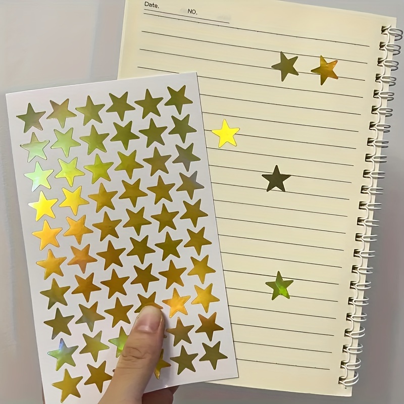 Golden Star Stickers Perfect For Students' Rewards And - Temu