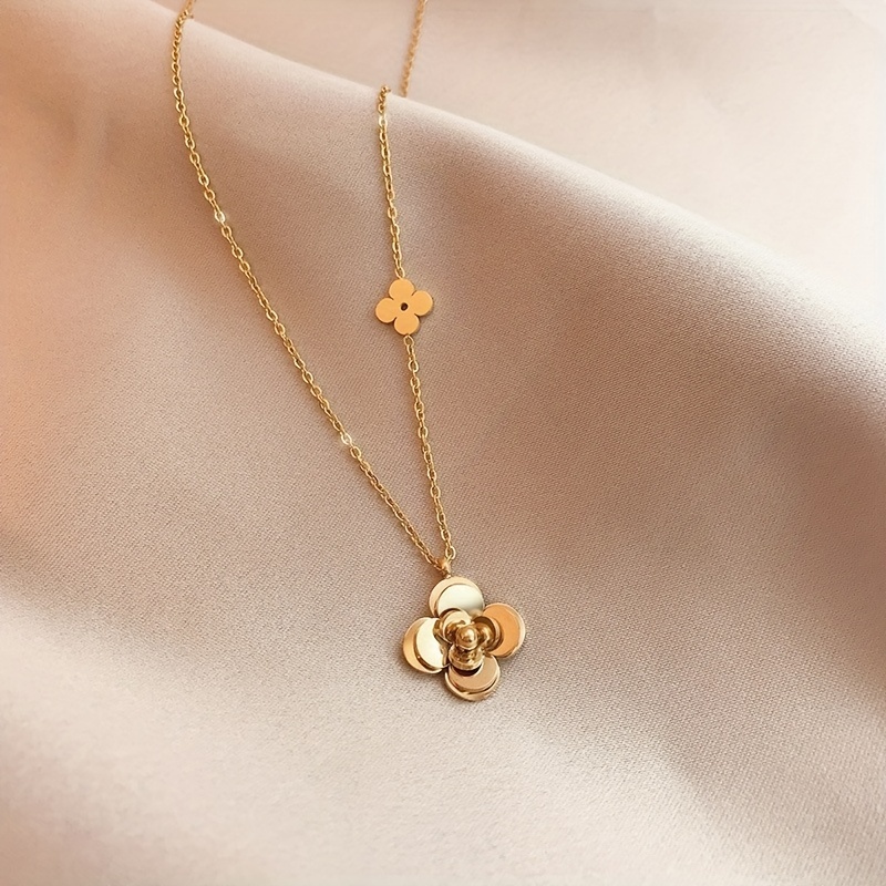 Camellia Locket Necklace