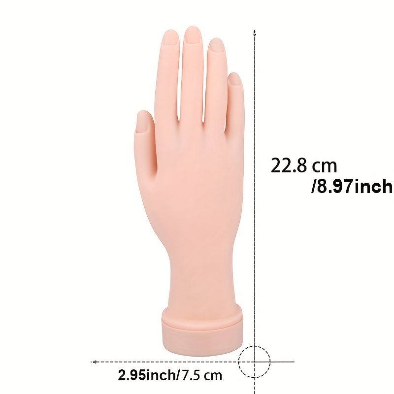 Practice Hand For Acrylic Nails Practice Hand Mannequin Hands For Nails  Practice Nail Art Hand Nail Training Hand Fake Hand For Beginners