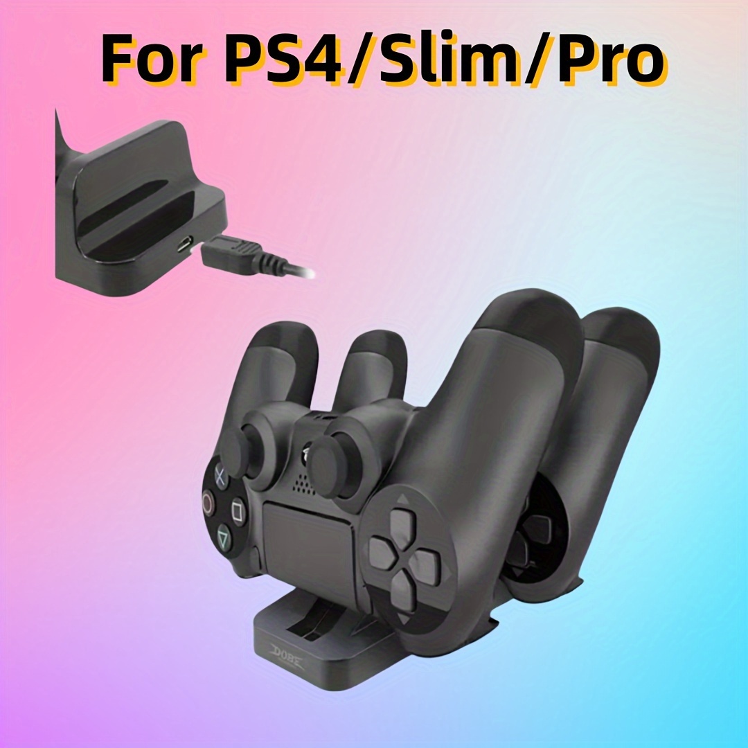 Ps4 Controller Charger Ps4 Usb Charging Dock Station - Temu