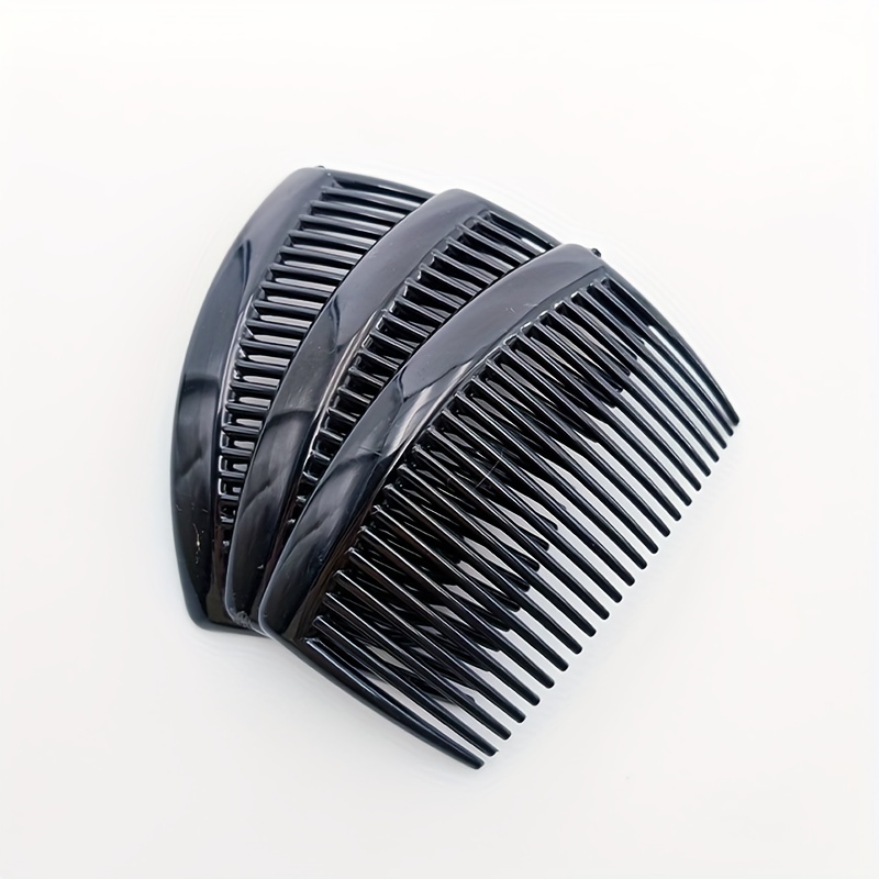 Plastic Hair Side Comb Simple 23 Teeth Hair Accessories - Temu Republic of  Korea