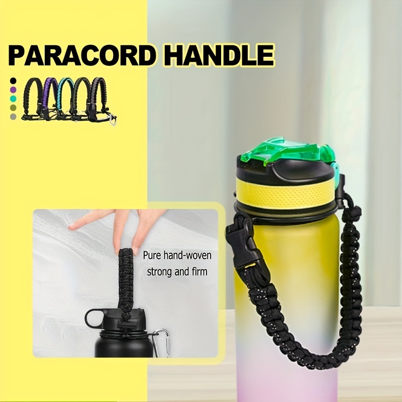 Durable Paracord Handle With Safety Loop And Carabiner For Hydro Flask  Water Bottle - Fits Bottles (12oz-40oz) - Includes Super Protective  Silicone Sleeve - Sports & Outdoors - Temu Slovakia