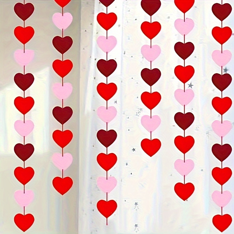  RisQiten Wish You Happy - Cortinas de amarre para ventanas del  día de San Valentín, cortinas ajustables con globos, tratamiento de ventana  de cocina con corazón rojo de amor, cortina enrollable 