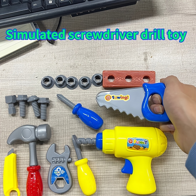 Cardboard Screw Tool Construction Kit Kids Engineering Building Kits Tools  Toys Accessories