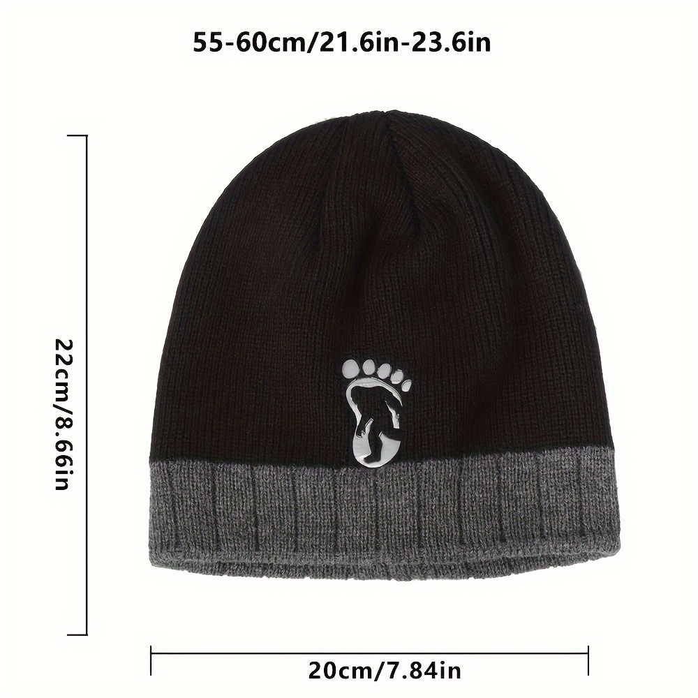 New Winter Coldproof Ski Hat Mens Outdoor Hat Double Sided Can Wear  Windproof Warm Hat - Jewelry & Accessories - Temu