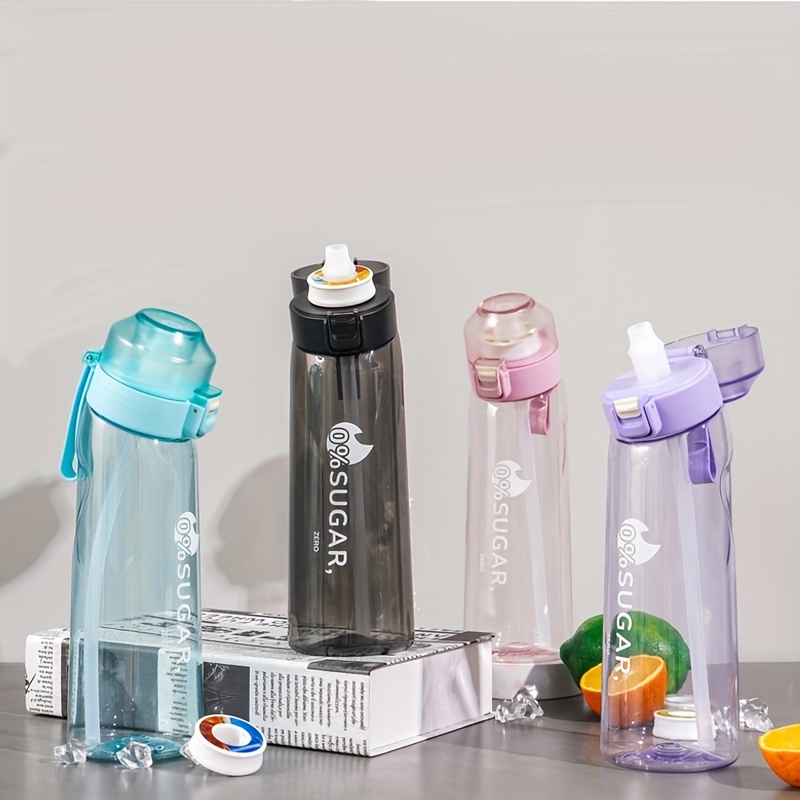 Sports Water Bottle With 1 Random Flavor Pod Perfect For - Temu