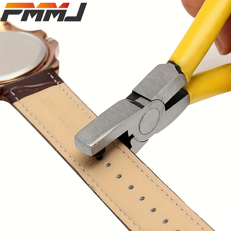 

1pc Universal Hand Leather Strap Strap Belt Punch, Leather Punching Tool Hole Pliers Tool 2.0mm