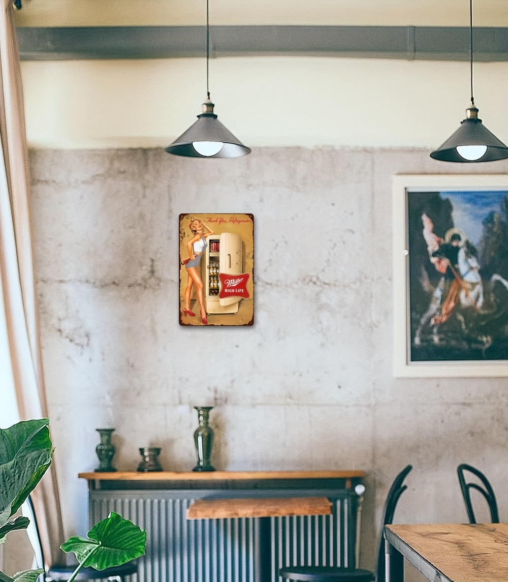 Vintage Metallschild 'Köstliche Paella' - Dekorative Wandplakette 30x20cm