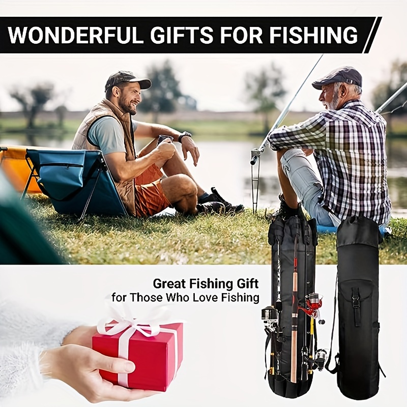 Multifunctional Fishing Rod Bag Single Shoulder Pole - Temu