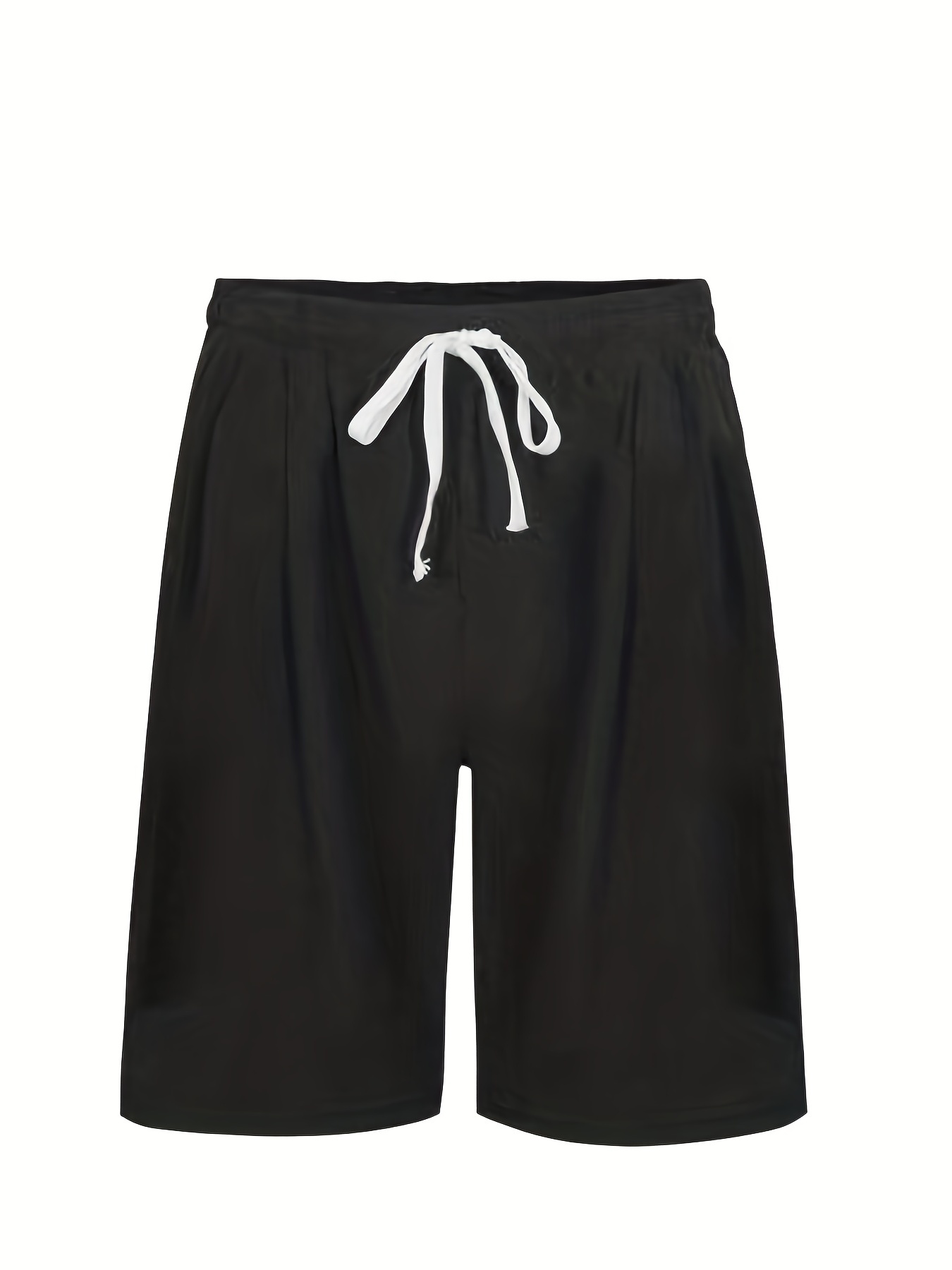 Plus Size Shorts Hombres Sólidos Transpirables Secado Rápido - Temu