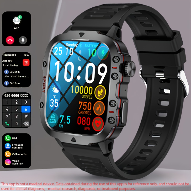 Smart watch compatible hot sale with iphone 6