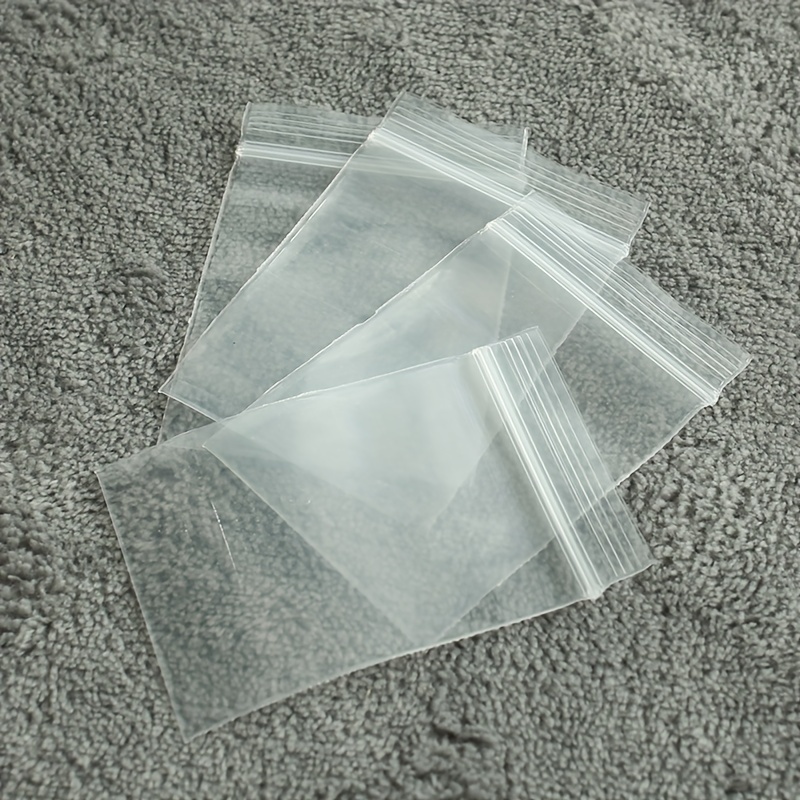 Wddeevoi 500 Pcs Small Plastic Bags, Small Zip Lock Bags, Mini Baggies, Jewelry Bags Clear Plastic, 5 Assorted Sizes, Resealable Poly Bags for Pill