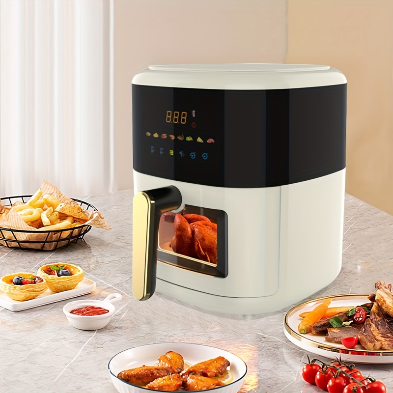 8.5L Air fryers household multifunctional electric fryer smart household  touch large capacity oil-free smoke visual fryer oven