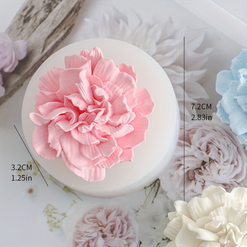 2pcs Scented Handmade Candles Valentines Day Gifts Carnations