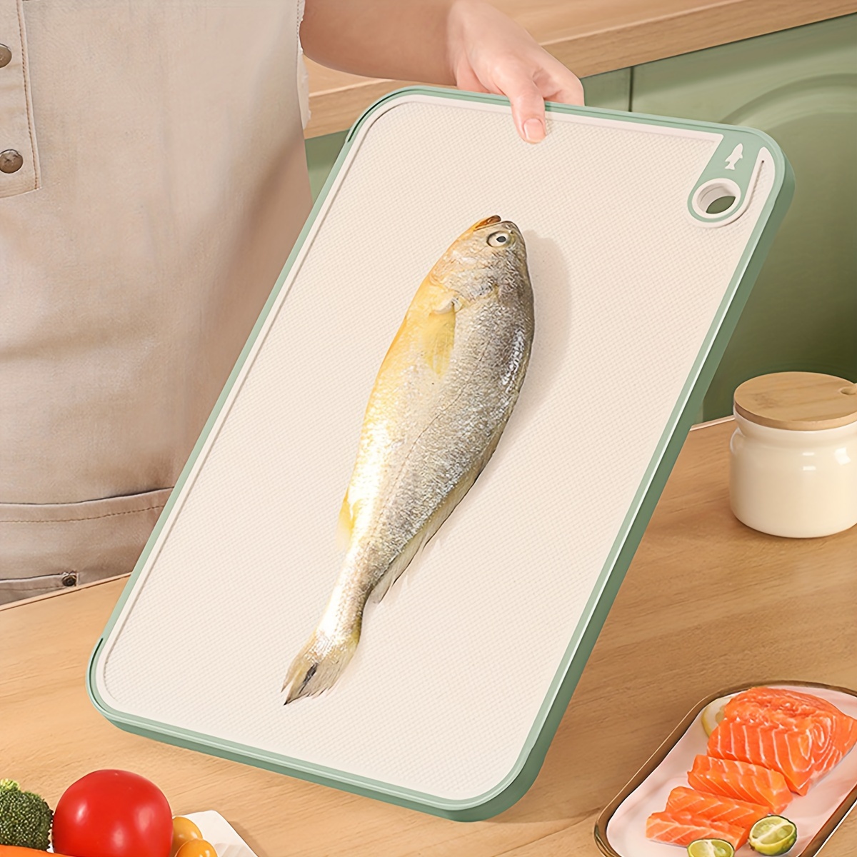 1pc, Chopping Board, Double-sided Antibacterial And Anti-mold Cutting  Board, Household Kitchen Cutting Board, Household Chopping Board, Food  Supplemen