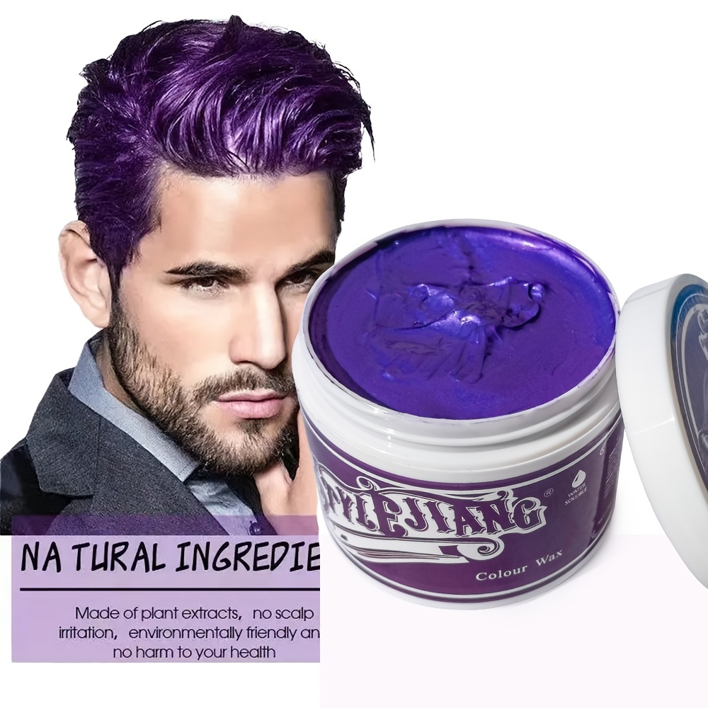 Temporary Hair Color Wax Hair Styling Pomade Disposable - Temu