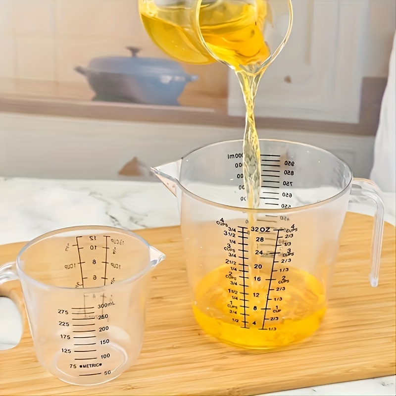 Measuring Cup, Plastic Liquid Measuring Cups, Plastic Measuring Spoon For Measuring  Dry, Liquid Ingredients, Multifunction Measuring Cup For Baking Cooking,  Essential Kitchen Tools, Kitchen Stuff, Cheap Stuff, - Temu