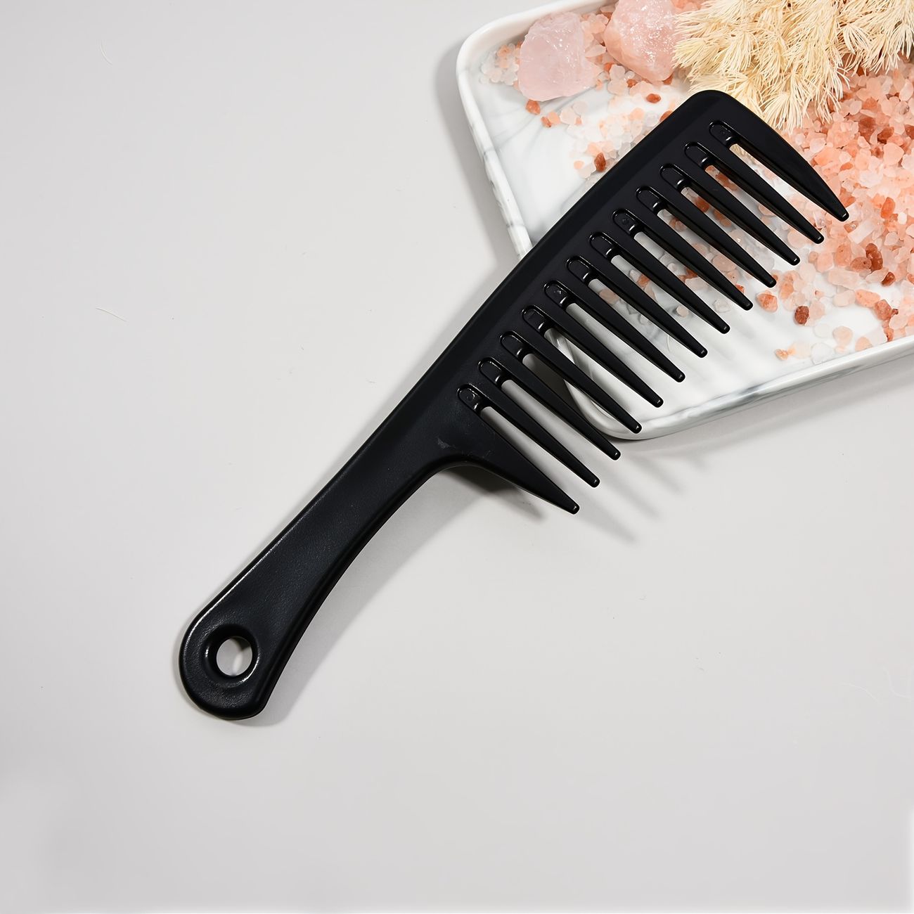 Large Wide Tooth Comb Black Hair Comb Durable And Comfortable Wide Tooth  Hair Comb For Curly Hair Long Hair Wet Hair In All Types | High-quality &  Affordable | Temu