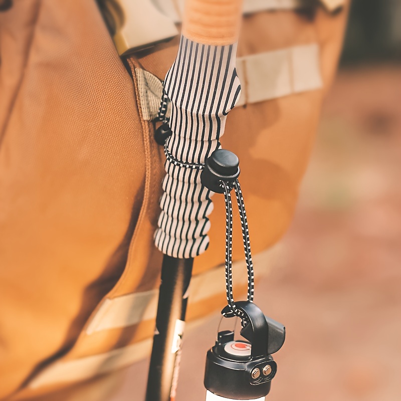 2 Pezzi, Fibbia Per Appendere Lo Zaino, Corda Elastica Con Fibbia Fissa Per  Bastoncini Da Trekking, Attrezzatura Per Escursionismo Da Campeggio All'ap