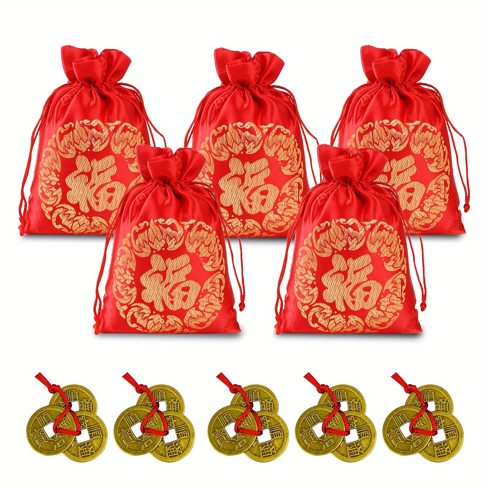Spring Festival Gift Bag Chinese New Year 2024 Year Of The - Temu