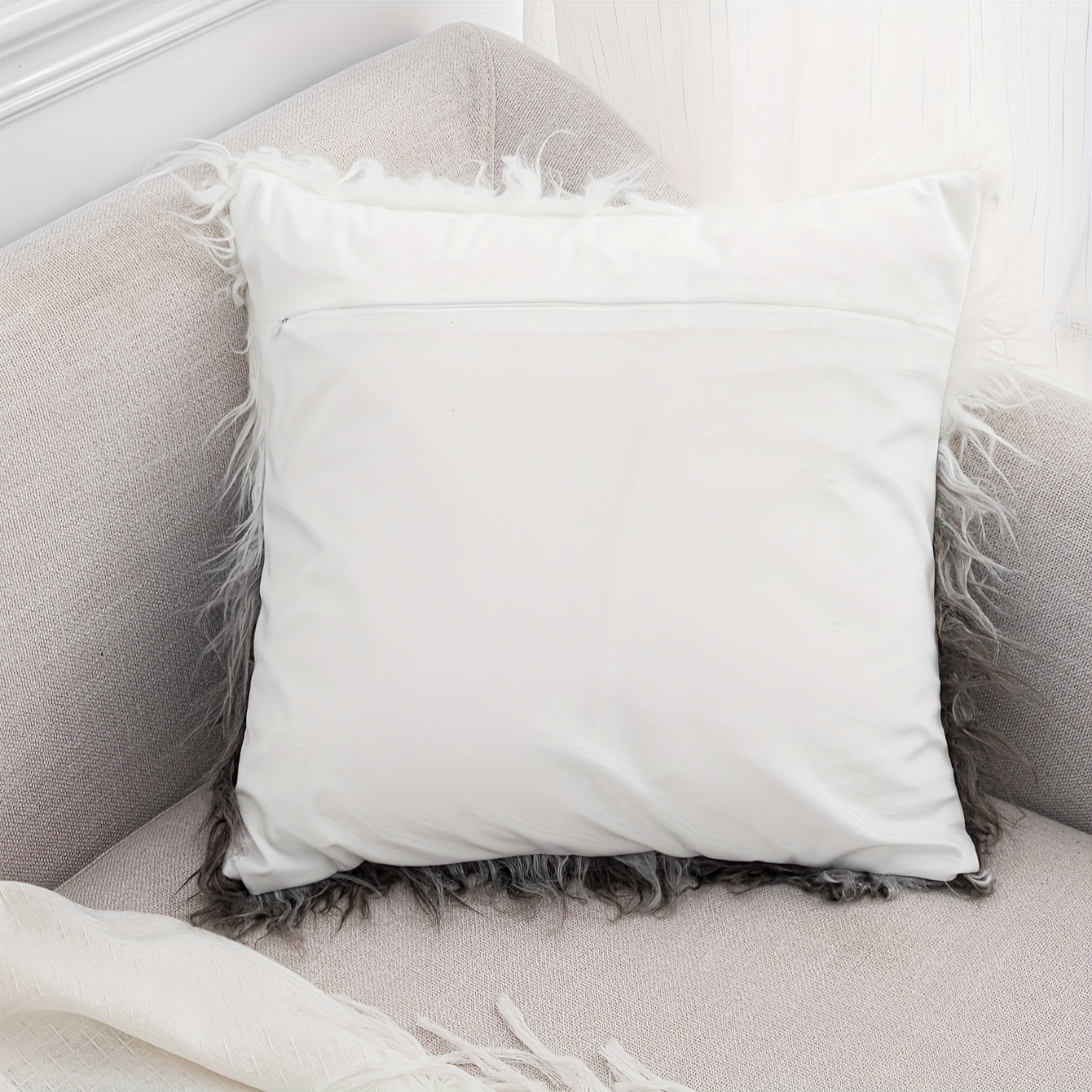 Gradient Striped Throw Pillows With Insert Square Cushion - Temu