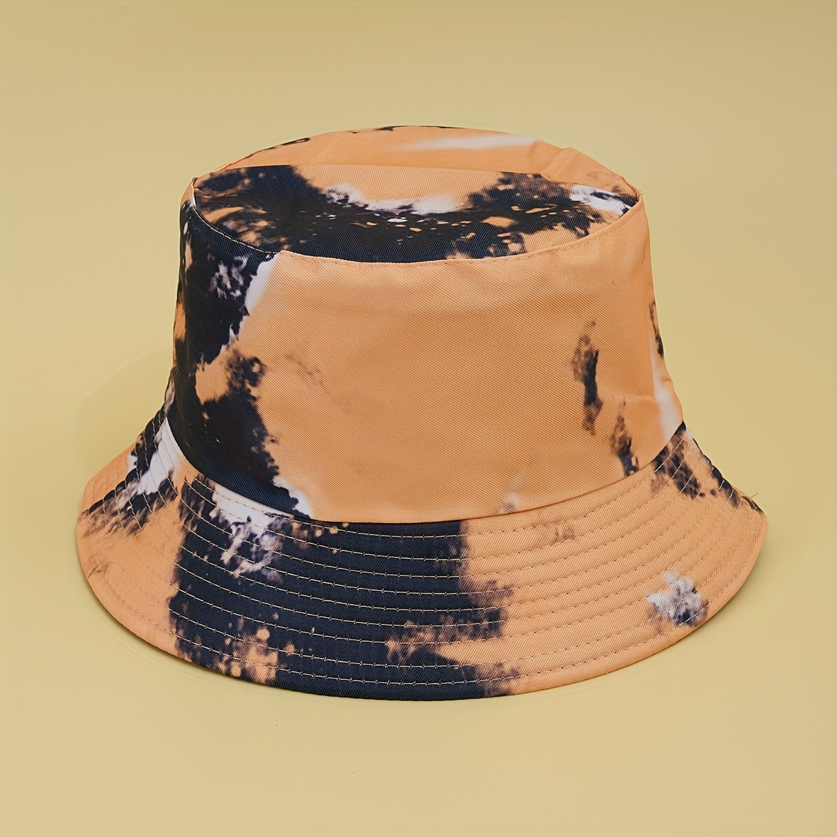 Tie Dye Print Bucket Hat Unisex Travel Beach Hats