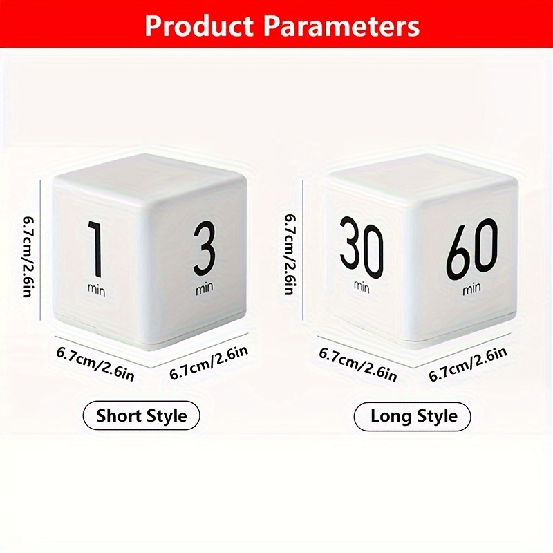 Timer Lcd Display Cube Timers Gravity Sensor Flip Timer - Temu