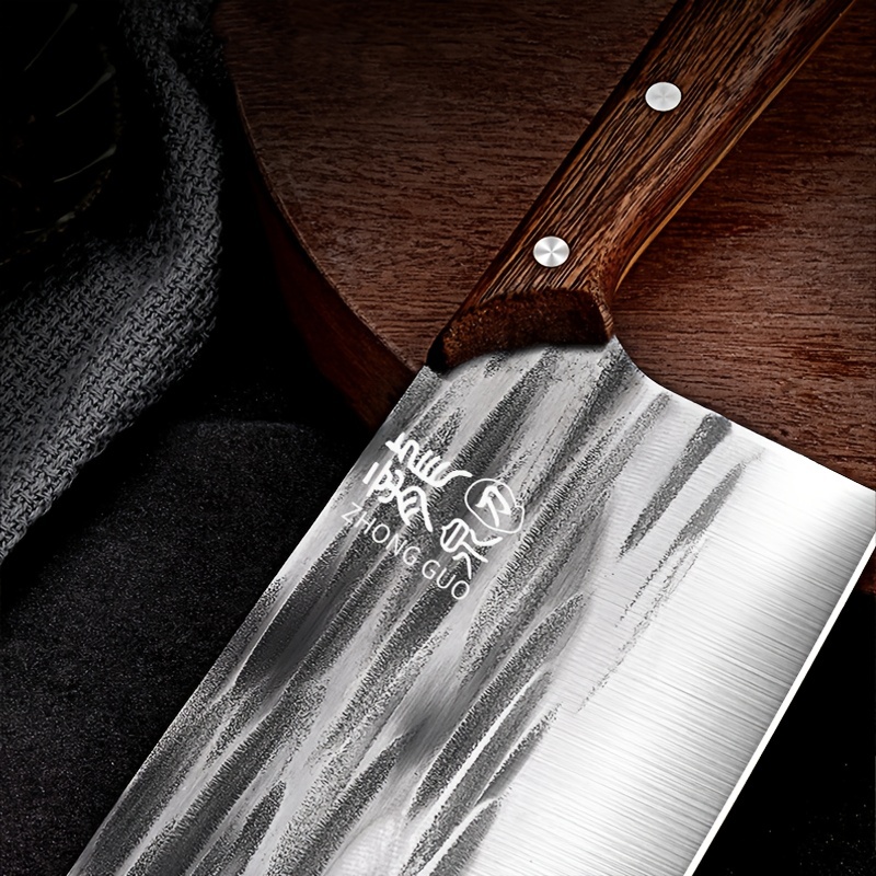 Chef Knife Set Hand Forged Kitchen Butcher Knives Steel Steel Meat Cleaver  Gifts