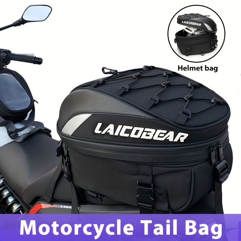 Waterproof Motorcycle Tail Bag Multifunction Motorcycle Rear - Temu