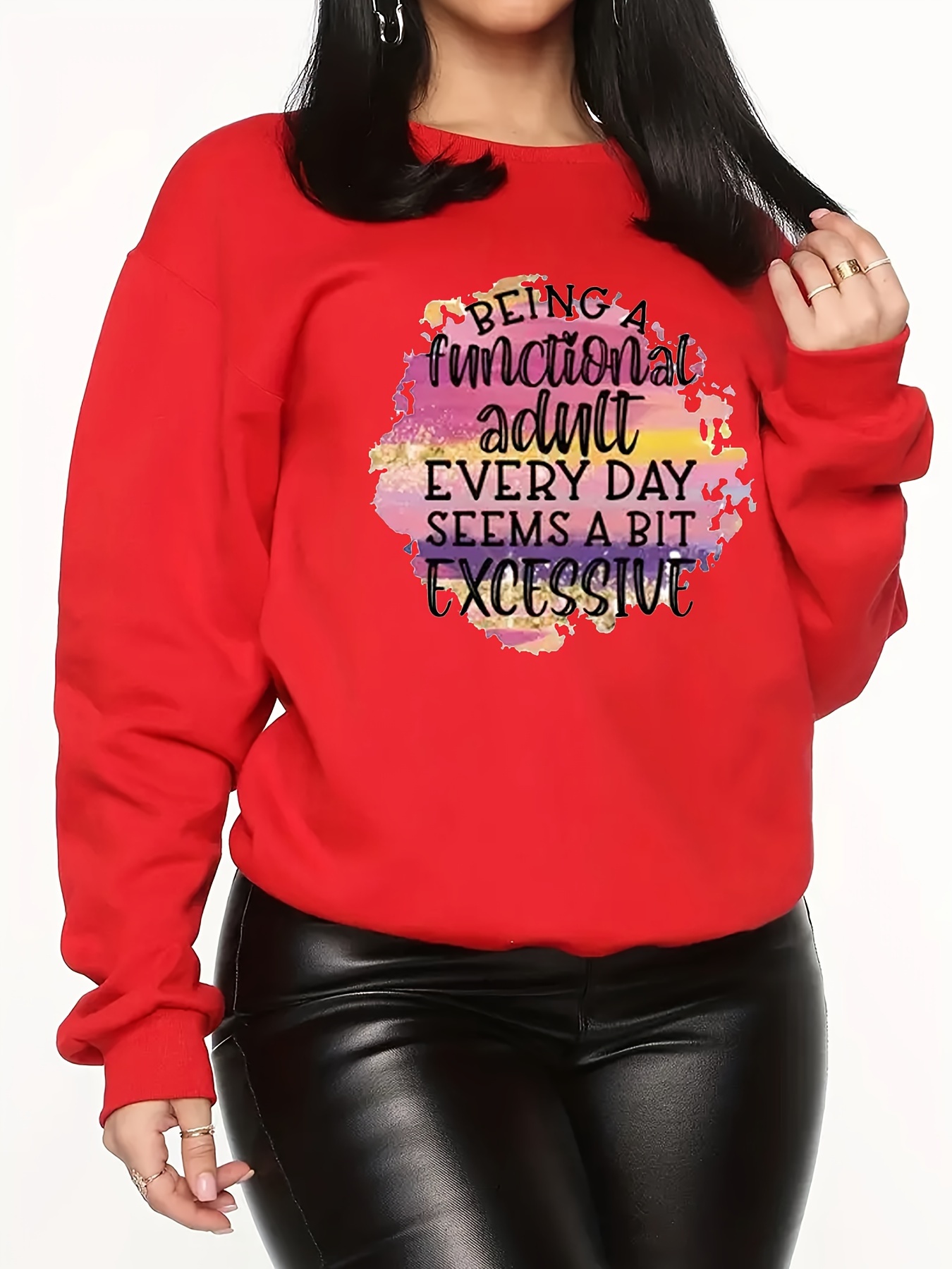 SAMPEEL Women's Oversized V-Neck Hoodie - Lightweight, Long Sleeve, Trendy Fall 2025 Top, Plus Size Available