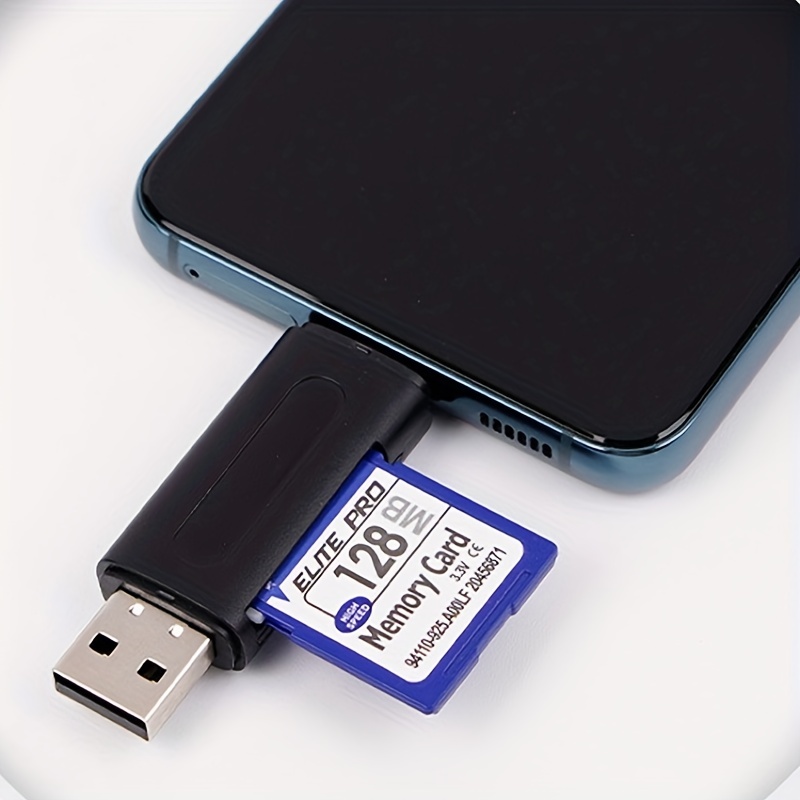 Clé USB lecteur adaptateur de carte Micro SD - SDHC reader adapter USB key