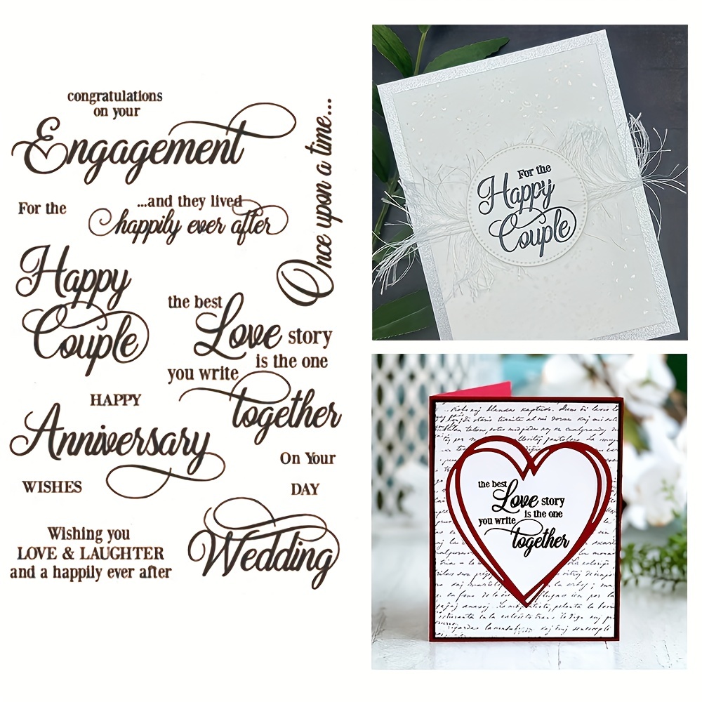 

A Piece Of Emotional Emotional Love Sharing Expression English Word Set Diy Craft Making Paper Greeting Card Scrapbooking Special Day Clear Stamps