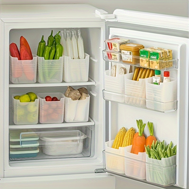 Easy use Fridge Organizer Fruit Food Storage Box Keep - Temu