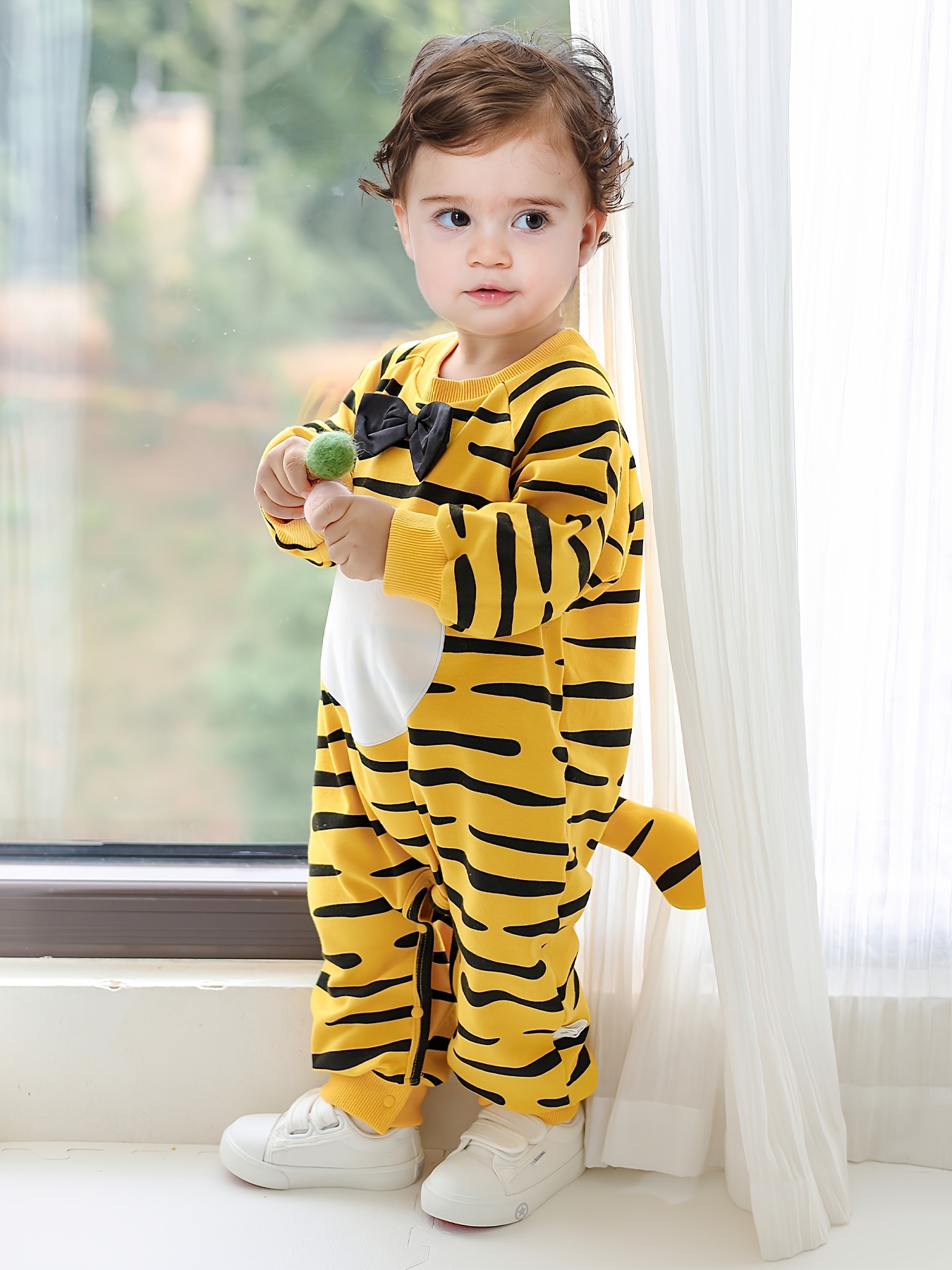 Baby Girl Halloween Print Cute Comfy Cotton Romper Kid's - Temu