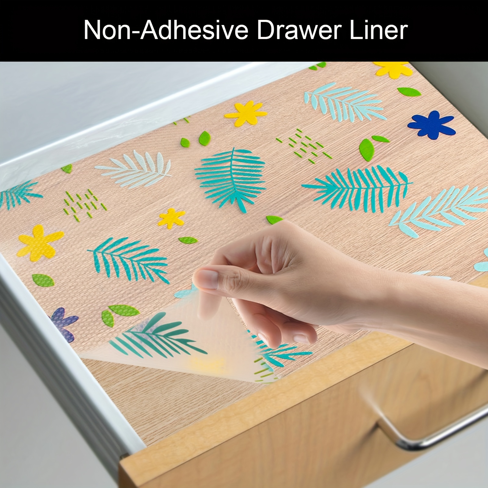 1pc EVA Drawer Liner, Modern Waterproof Shelf Liner For Home
